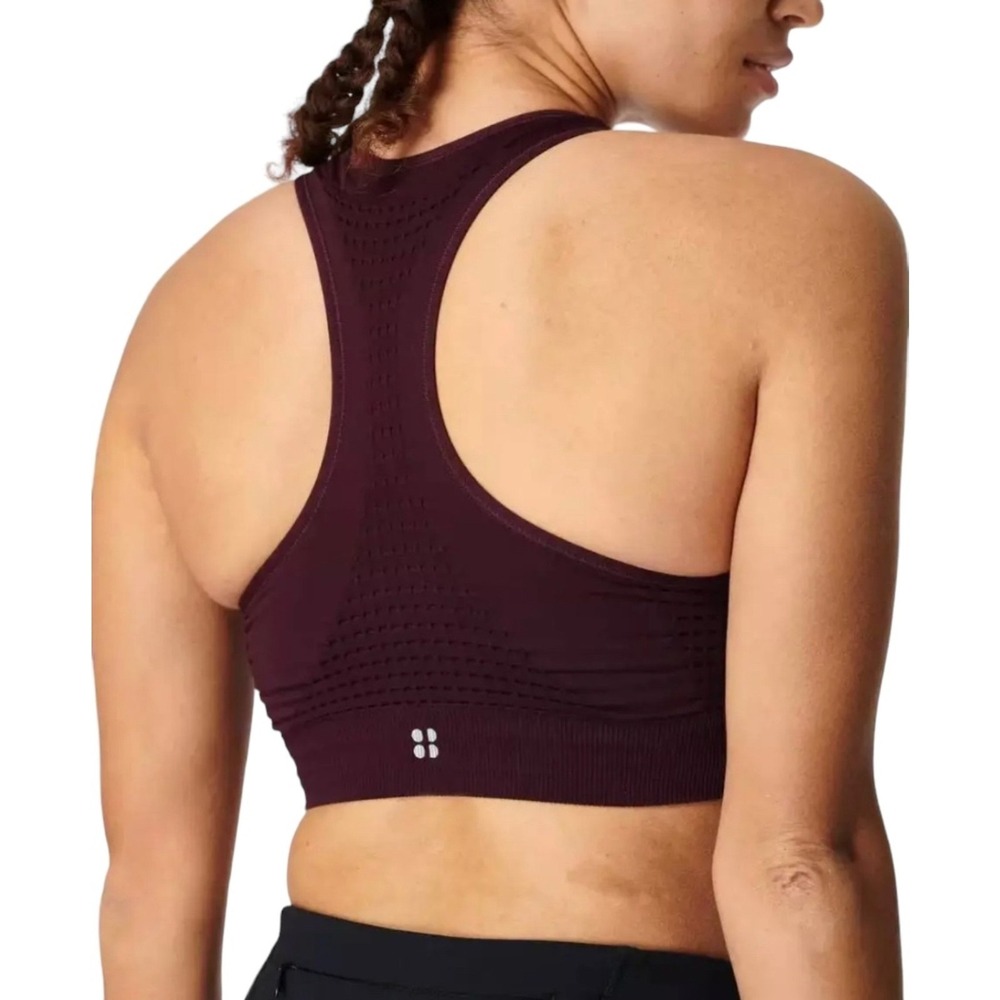 Sweaty Betty Black Cherry Purple a Stamina‎ Sports Bra S - Picture 3 of 7